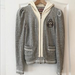 JUICY COUTURE zip up sweater